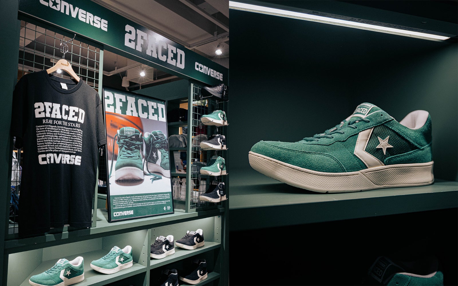 【CONVERSE】80s名作「COURT STAR」を現代の技術でアップデート。コートとストリートを横断する新作パフォーマンスシューズ「2FACED」が待望の一般発売決定
